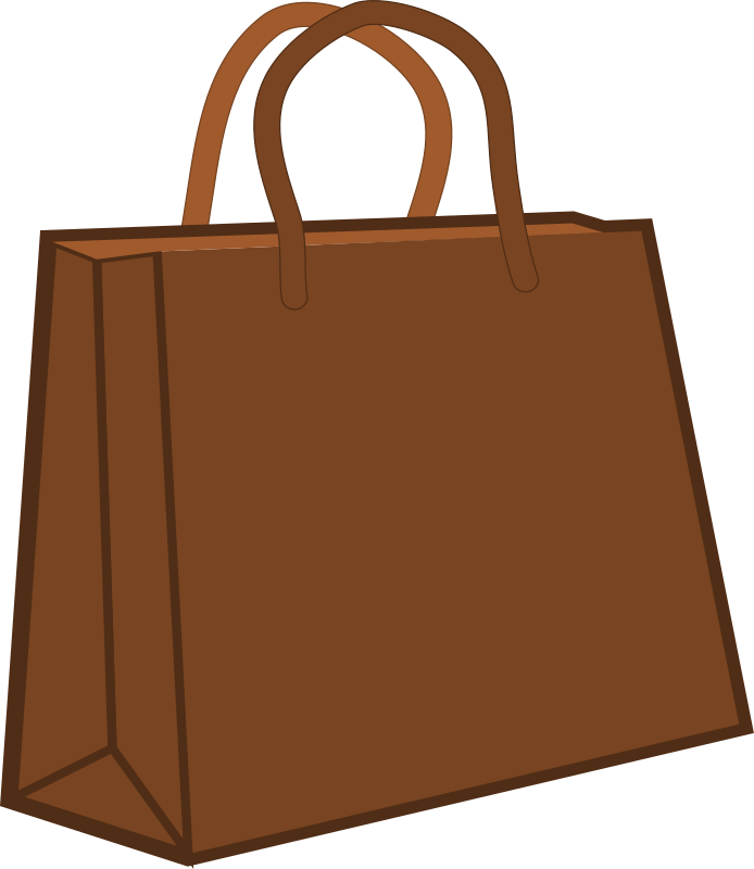 Paper Shopping Bag By Woofer   Brown Paper Shopping Bag  Original