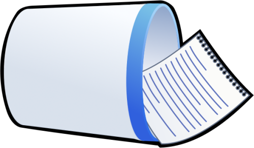 Paper Trash Can Tipped Over   Http   Www Wpclipart Com Office Trash