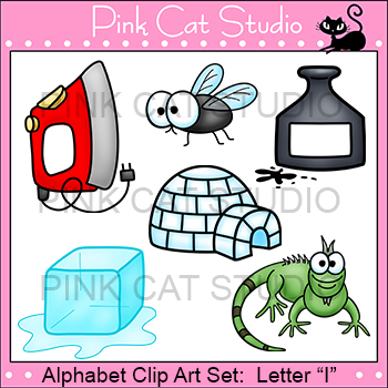 Alphabet Clip Art  Letter I   Phonics Clipart Set   Personal Or