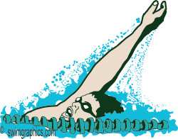 Backstroke Swimming Clipart  Page Six