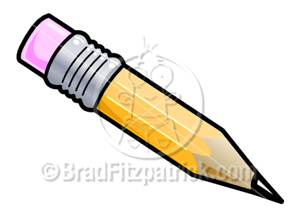 Cartoon Pencil Clipart Picture   Royalty Free Pencil Clip Art    