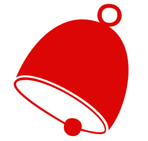 Free Clipart Of Red Christmas Clipart Of A Round Red Bell