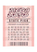Lottery Ticket   Royalty Free Clip Art