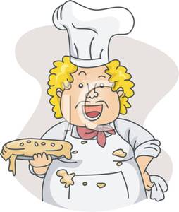 Messy Cook Clipart
