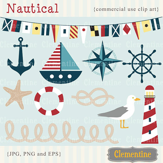 Nautical Clip Art Images Nautical Clipart Nautical Vector Royalty