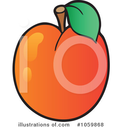 Royalty Free  Rf  Apricot Clipart Illustration By Visekart   Stock