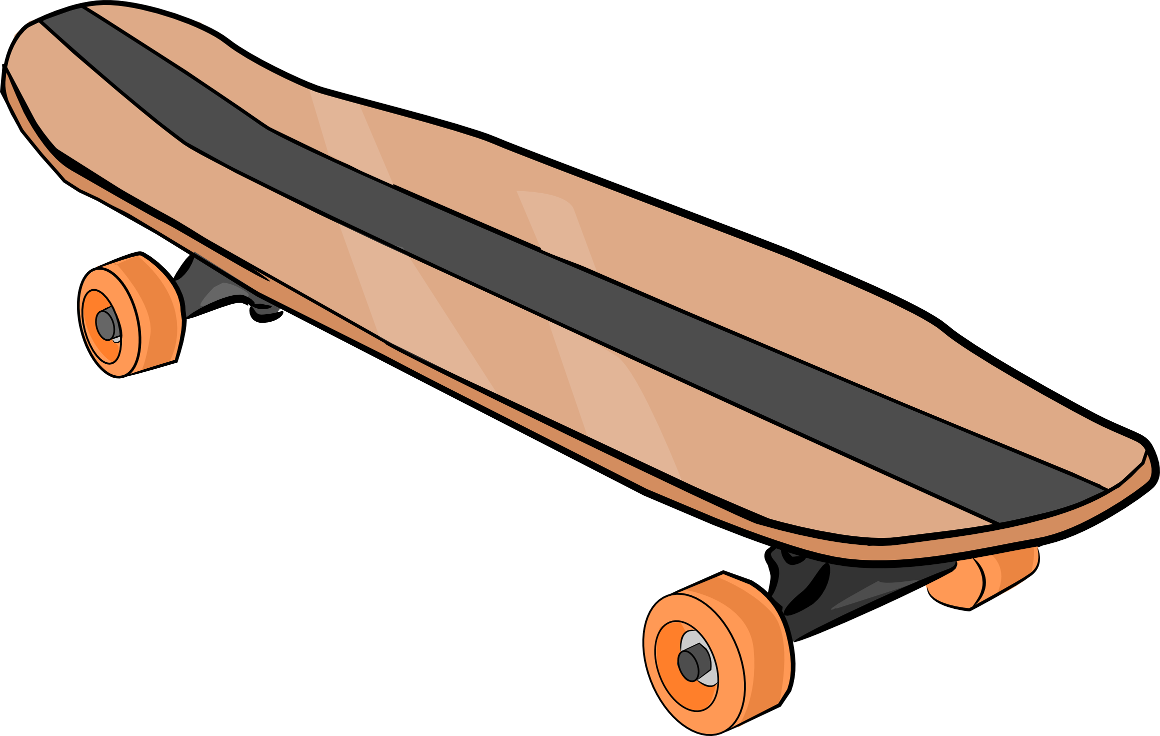 Skateboard Clip Art Clipart   Skateboard