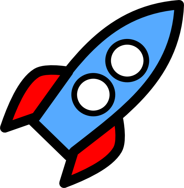 Two Window Rocket Clip Art At Clker Com   Vector Clip Art Online