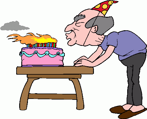 Blowing Out Candles 15 Clipart   Blowing Out Candles 15 Clip Art
