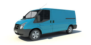 Blue Delivery Van Stock Vectors Illustrations   Clipart