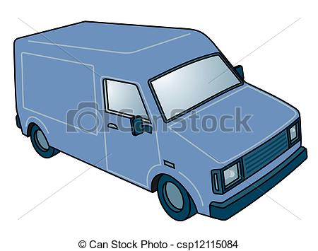 Blue Van   Csp12115084
