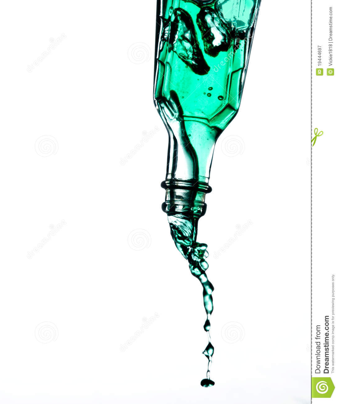 Bottle Pouring Liquid Royalty Free Stock Photography   Image  19444697