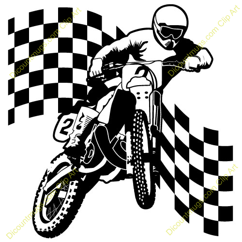 Clipart 10513 V 55   Dirt Bike 01 Mugs T Shirts Picture Mouse