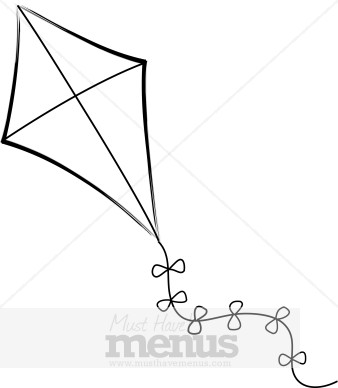 Eps Jpg Word Png Tweet Kite Clipart A Classic Kite Flies In A Windy