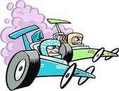 Go Cart Racing Illustrations And Clipart