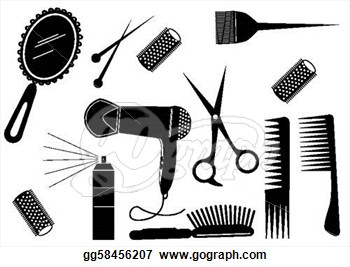 Hair Style Beauty Element Vector Salon  Vector Clipart Gg58456207