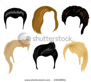 Hair Style Samples For Man Clipart Image