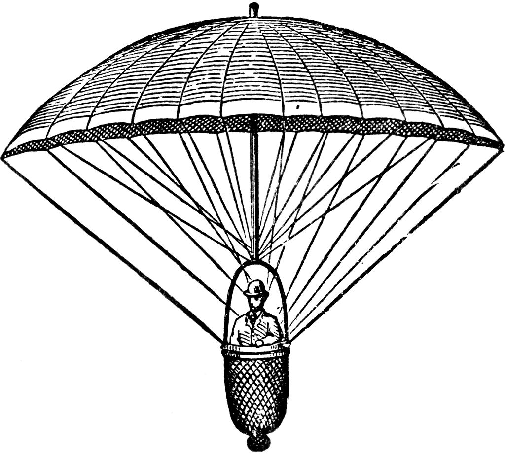 Hampton S Parachute   Clipart Etc