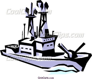 Naval Ships Vector Clip Art