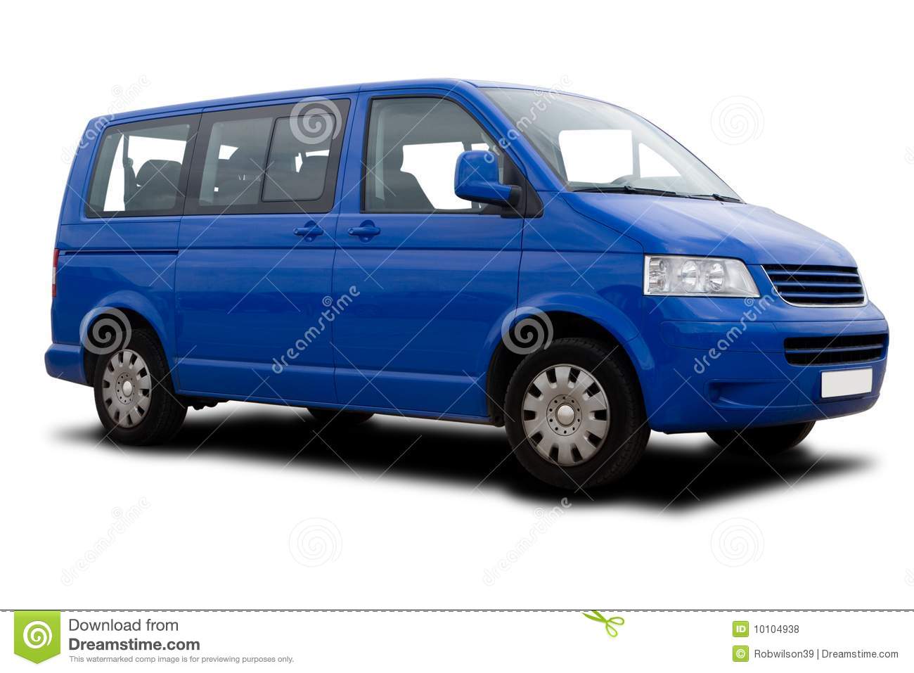 Passenger Van Clipart Blue Passenger Van