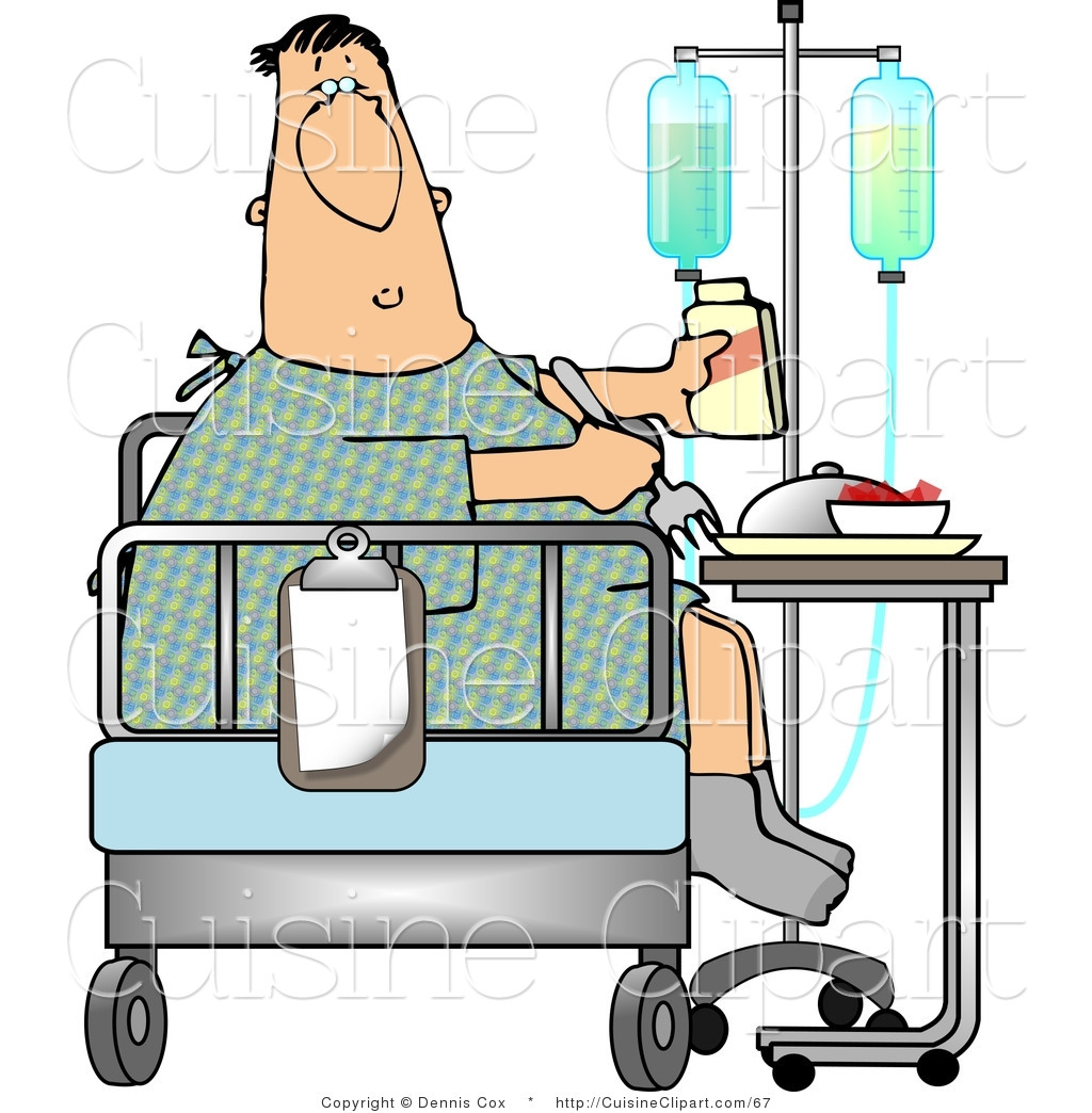 Patient In Hospital Bed Clip Art Cuisine Clipart Of A