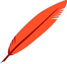 Red Feather Clipart Feather Small Red