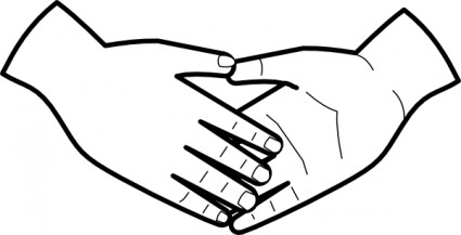 Shaking Hands Clip Art Free Vector In Open Office Drawing Svg    Svg