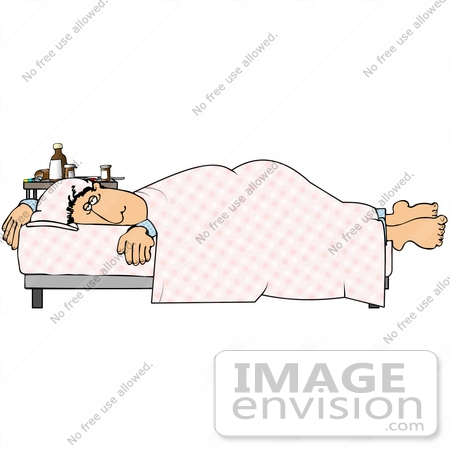 Sick In Bed Clipart   The Coolest Home And Interior Decorations