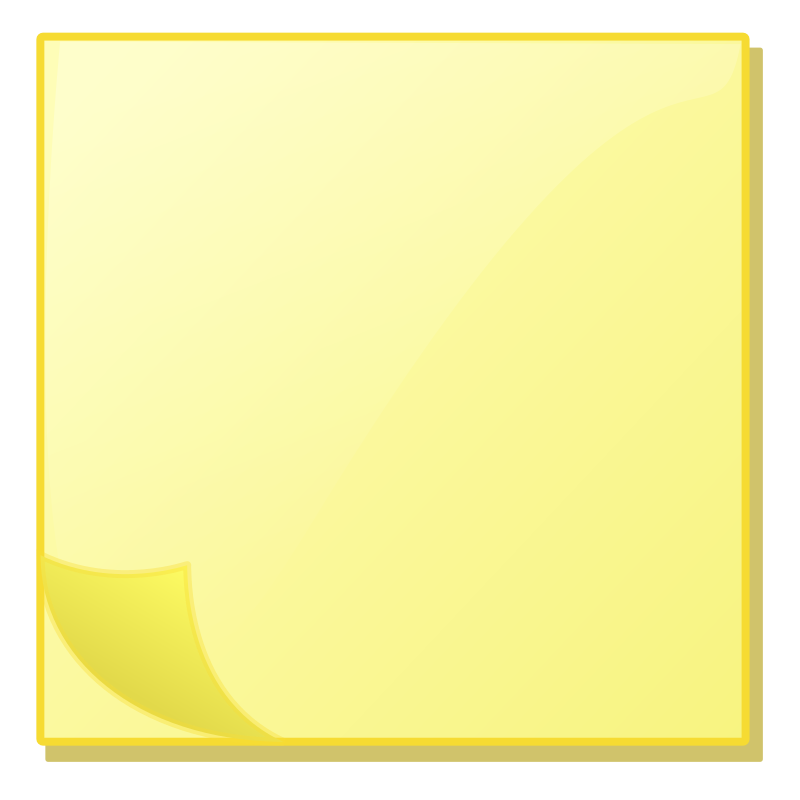Sticky Note Pad By Richardtallent   Straight On Icon Of A Standard
