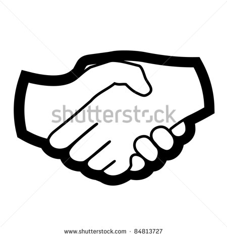 Two Hands Together Stock Vector Illustration 84813727   Shutterstock