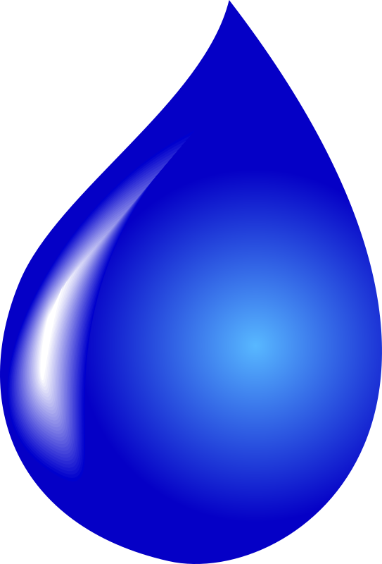 Water Drop By Tomas Arad   Drop Blue Waterdone In Skencil