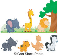 Animal Kingdom   Illustration Of Animals Walking By
