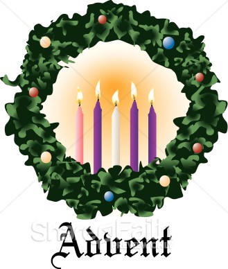 Christmas Clipart Christian Wreath   Advent Clipart