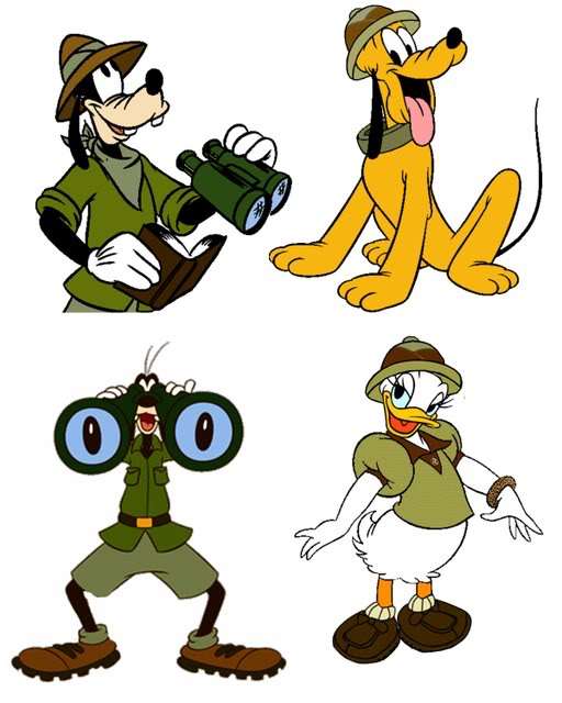 Trouble Finding Animal Kingdom Character Clipart