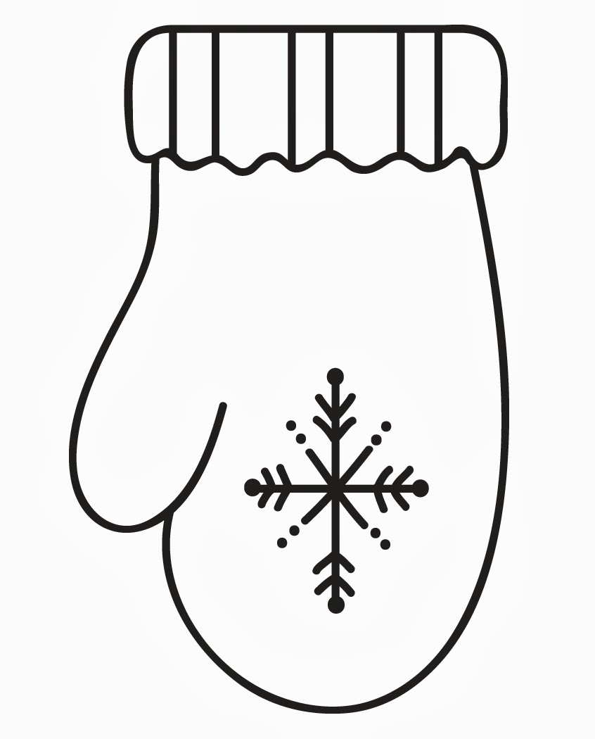 Viewing Gallery For   Mittens Coloring Page