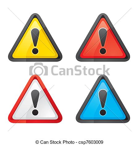 Your Attention Please Clipart Set Hazard Warning Attention