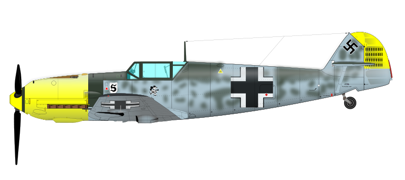Free Messerschmitt Bf 109 Aircraft Clip Art