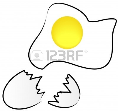 Fried Egg Clipart Black And White   Clipart Panda   Free Clipart