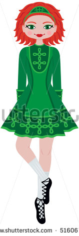 Irish Step Dancer Illustration   51606721   Shutterstock