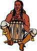 Native American Man Playing A Drum Clipart   Filmvz Portal