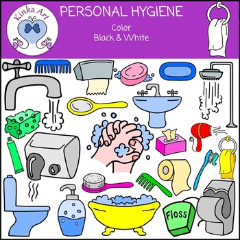 Personal Hygiene   Cleanliness Clip Art   Teacherspayteachers Com