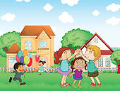 Playing Outside Illustrations And Stock Art  2450 Playing Outside