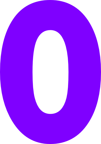 Purple Number 0 Related Keywords   Suggestions Long Clipart