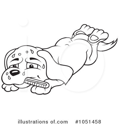 Sick Puppy Clip Art Royalty Free  Rf  Dog Clipart