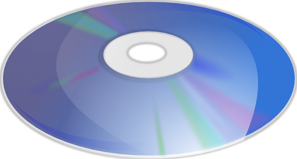 Blue Ray Disk Clip Art Vector