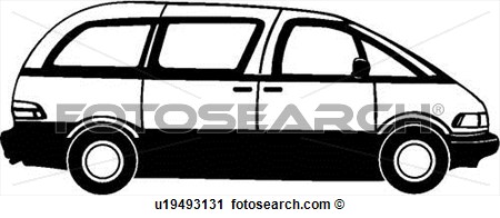 Clipart    Auto Automobile Minivan Van   Fotosearch   Search Clip