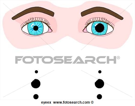 Illustration Of Eye Exam Various Pupils Eyeex   Search Eps Clipart