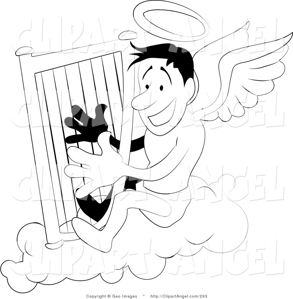 Larger Preview  Illustration Vector Of A Black And White Coloring Page