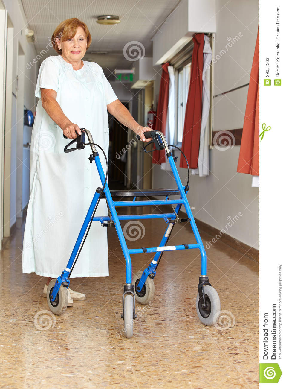More Similar Stock Images Of   Senior Woman With Walker  