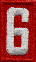 Numbers 63 White Letters With Red Background And World Crest Scout    